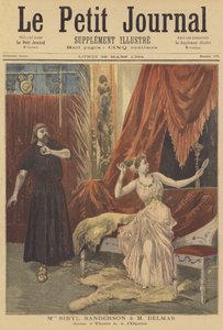 Sibyl Sanderson ve Jean-Francois Delmas, Paris Operasında Thais