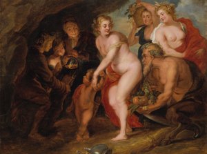 Ceres ve Bacchus olmasaydı Venüs donardı, c.1650 (meşe üzerine yağlı boya)