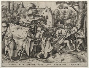 Mopsus ve Nisa'nın Düğünü by after Pieter Bruegel