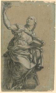 Raphael'in St. Maria della Pace'deki Fresk'inden Cumali Sibyl by after Raphael