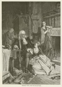 Magnus Troil ve kızları by after Robert Herdman