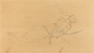 Uyuyan güzel by after Sir Edward Coley Burne Jones