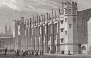 Yeni Salon, Christs Hastanesi, 1828 by Thomas Hosmer after Shepherd