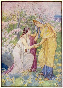 Demeter sevindi, kızı yanındaydı