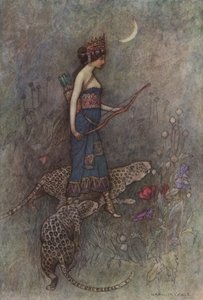 Geoffrey Chaucer, Keşiş Masalı by after Warwick Goble