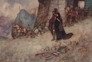 Geoffrey Chaucer, Troilus ve Criseyde by after Warwick Goble
