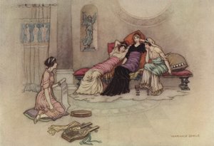 Geoffrey Chaucer, Troilus ve Criseyde by after Warwick Goble