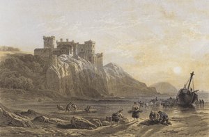 Culzean Kalesi (chromolitho)