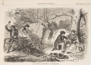 Noel – Yaprak dökmeyenlerin toplanması by Winslow Homer
