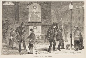 Kapı Dışında Noel by Winslow Homer