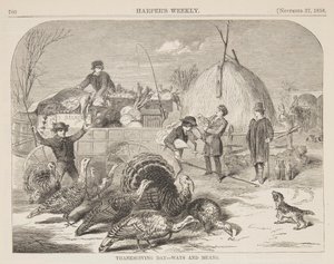 Şükran Günü - Yollar ve Araçlar by Winslow Homer