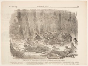 Potomac Ordusu – Ormandaki Uzak Gözcümüz by Winslow Homer