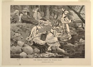 The Fishing Party, Appletons' Journal of Academic, Science and Art, 2 Ekim 1869, Ek by Winslow Homer