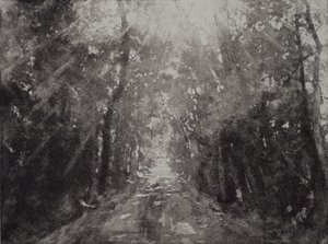 Hallelujah II, 2017, etching and aquatint on paper