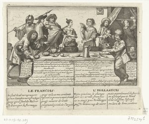 Fransız ve Hollandalı, 1673 Franschman Hollander / Le Francois L