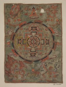 Bodhisattvalar Tarafından Kuşatılmış Buddha by anonymous 