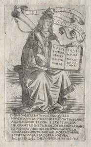 Sibyller: Delphian Sibyl by attributed to Francesco Rosselli