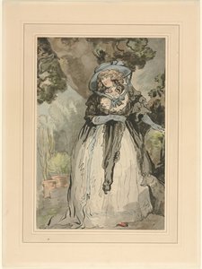 Bayan Samuel Howitt (kızlık soyadı Elizabeth Rowlandaon) by attributed to George Murgatroyd Woodward