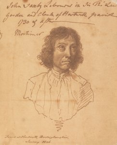 John Saxby'nin Portresi by attributed to John Hamilton Mortimer