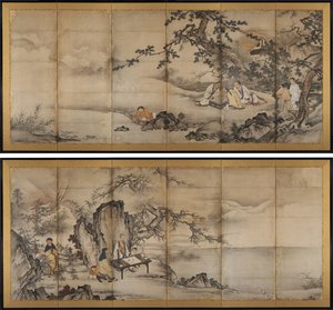 Dört Başarı by attributed to Kano Shōei