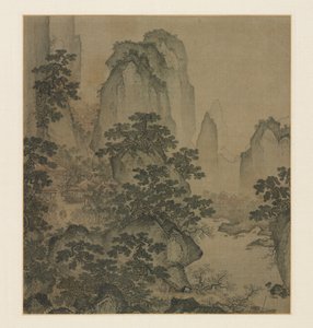 Şeftali Çiçeği Baharının Cenneti by attributed to Shi Rui
