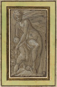 Putto ile çıplak by called Bertoia Jacopo Zanguidi