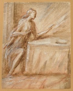Bir Müjde için Bakire Çalışması by called Schiavone Andrea Meldolla