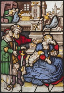 Lucretia'nın Öyküsü by circle of Master of the "Kanis Triptych"