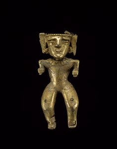 Ayakta duran figür, MS 200-1600 (altın)