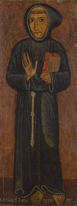 Assisi'li Aziz Francis'in temsili (ahşap üzerine resim) by di Magnano da Arezzo Margaritone