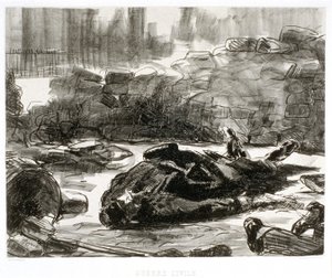 İç savaş by Édouard Manet
