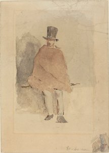Uzun Şapkalı Adam by Édouard Manet
