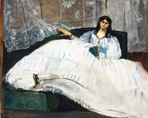 Hayranı olan kadın by Édouard Manet