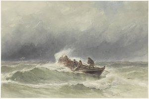 Denizde kurtarma by jonkheer Jacob Eduard van Heemskerck