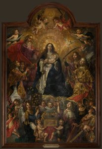 Bölge kilisesi (Sint-Walburgakerk). Tablo. Nicolas De Liemaeckere.