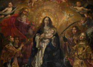 Bölge kilisesi (Sint-Walburgakerk). Tablo. Nicolas De Liemaeckere.