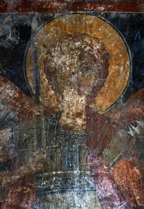 Aziz figürü, Bizans kilisesi Agios Constantinos ve Agia Eleni