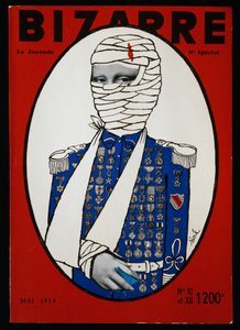 Mona Lisa, Bazaar dergisinin özel sayısının kapağı, Paris, Librairies des Tuileries, Mayıs 1959, Fransa, 20. yüzyıl
