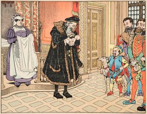 Jacques Marie Gaston Onfray de Breville dit JOB (1858-1931) tarafından resimlenen “Le bon roy Henri” kitabından illüstrasyon: IV. Henri