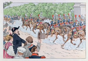 Jacques Marie Gaston Onfray de Breville, JOB (1858 - 1931); “Les epees de France” kitabından örnek: İmparator Napolyon 3
