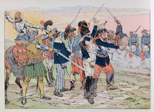 Jacques Marie Gaston Onfray de Breville JOB (1858 - 1931); “Les epees de France” kitabından bir örnek: Fransa