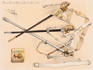 Jacques Marie Gaston Onfroy de Breville dit JOB (1858-1931) - Her zaman Fransız birliklerinin kıyafeti: Süvari Sabre, Özel Koleksiyon by pseudonym for Onfray de Breville Jacques Job