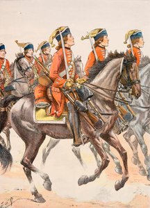 Jacques Marie Gaston Onfroy de Breville dit JOB (1858-1931) - Her zaman Fransız birliklerinin kıyafeti: Beauffremont Dragons 1759, Özel Koleksiyon by pseudonym for Onfray de Breville Jacques Job
