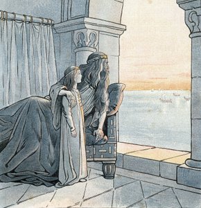 Kral Charlemagne (Charles I, Charles the Great, 742-814), Viking drakkarlarının 9. yüzyılda Seine