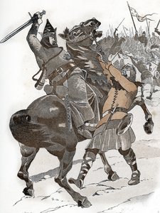 Louis VI le Gros, Bremule Muharebesinde (1119) "Fransa Kralını ne savaşta ne de satrançta almıyoruz!" by pseudonym for Onfray de Breville Jacques Job