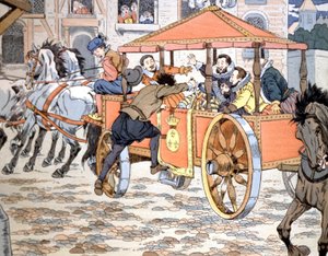 Henry IV Cinayeti, c.1900 (resim) by pseudonym for Onfray de Breville Jacques Job