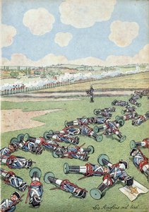 Oyuncaklarda Fransa tarihinin sahnesi: Avusturya Veraset Savaşı (1740-1748). 11 Mayıs 1745