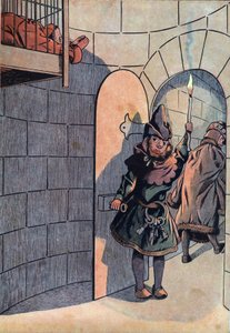 Oyuncaklarda Fransa tarihinin sahnesi: Charles Le Temeraire ile Kral XI. Louis