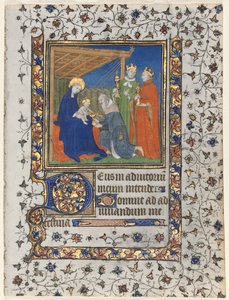 Saatler Kitabından Bifolio: Magi