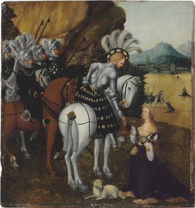 Aziz George olarak İmparator Maximilian I